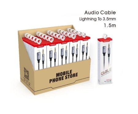 TRANYOO (T-E15) 1M Lightning to 3.5mm Audio Aux