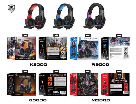 Karler Bass RGB gaming headsets (KRGM-9000)