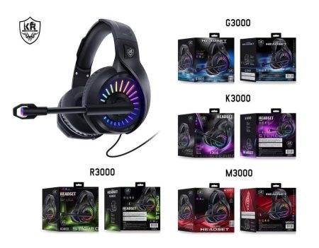 Karler Bass RGB gaming headsets (KRGM-3000)