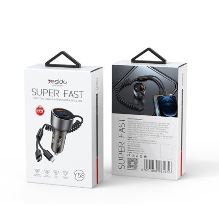 Y58 60W Fast Charging Charger Adapter