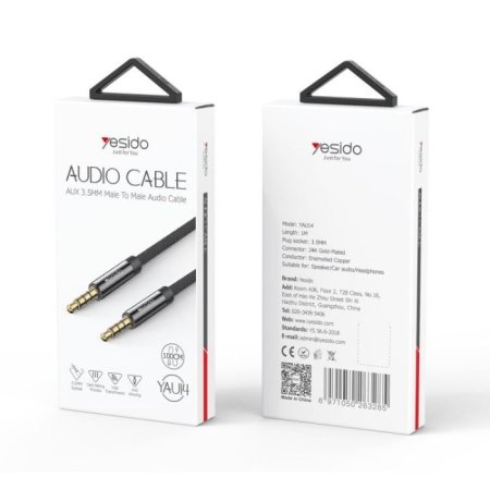 YAU14 1Meter 3.5mm to 3.5mm Audio Cable