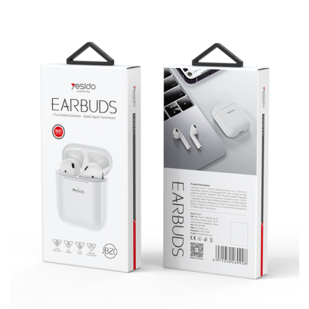 JB20 TWS Wireless Bluetooth Earphone