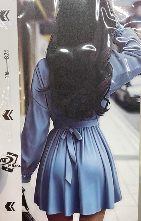 Glossy back sticker 2