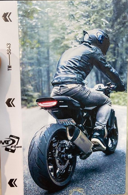 Glossy back sticker 6