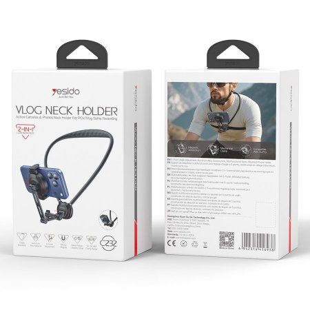 YESIDO C232 Powerful Magnetic Neck Phone Holder <br> <span class='text-color-warm'>سيتوفر قريباً</span>