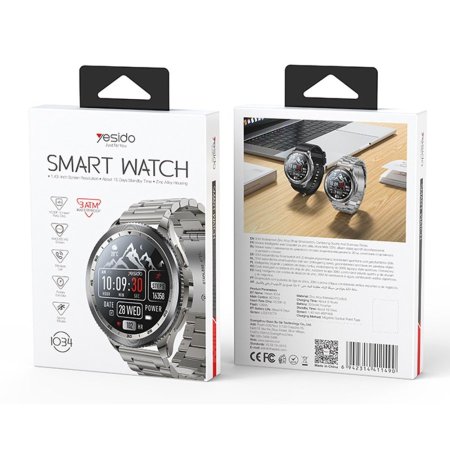 Yesido IO34 Smart Watch <br> <span class='text-color-warm'>سيتوفر قريباً</span>
