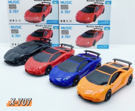 X-707 Wireless Car Shaped Speaker <br> <span class='text-color-warm'>سيتوفر قريباً</span>