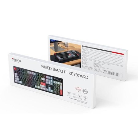 Yesido KB44 Mechanical Keyboard <br> <span class='text-color-warm'>سيتوفر قريباً</span>