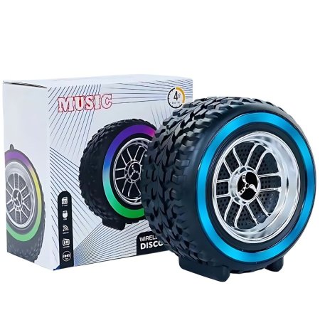 X502 Car Tire Design Bluetooth Speaker <br> <span class='text-color-warm'>سيتوفر قريباً</span>