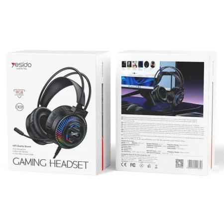 Yesido EK06 Wired RGB Gaming Headset <br> <span class='text-color-warm'>سيتوفر قريباً</span>