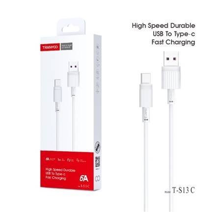 Tranyoo T-S13C High Speed Durable USB to Type-C Fast Charging Cable