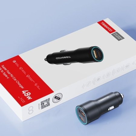 TranYoo T-C22 USB-to-Type-C Car Charger